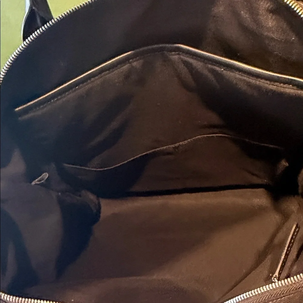 Want Les Essentials Branded O’Hare Black Leather Tote Bag